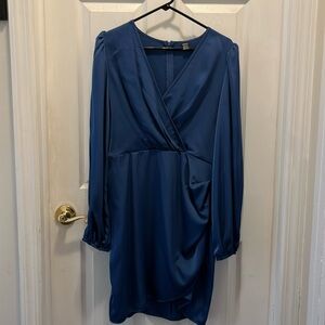 Royal navy blue short dress